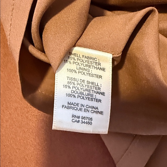 Rebecca Taylor Cognac Vegan Leather Skirt - Picture 9 of 10